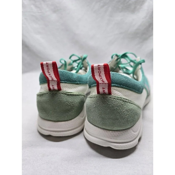 Rockport Walkability Women's Shoes Size 8.5 M White & Turquoise- No Insoles - Picture 6 of 12
